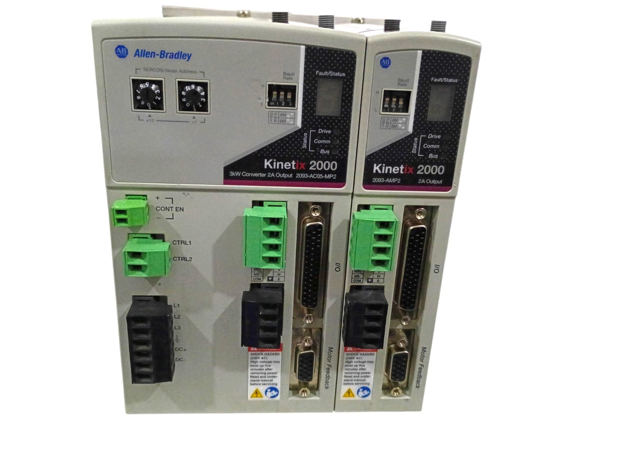Allen Bradley 2093-ac05-mp2 Y 2093-amp2 Kinetix 2000
